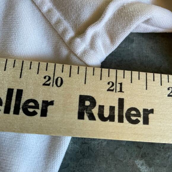 Vintage Fila Made in Italy Pockets Crewneck Sweatshirt 34 White Cream Geometric - Picture 15 of 16